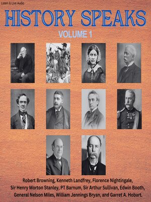 cover image of History Speaks, Volume 1